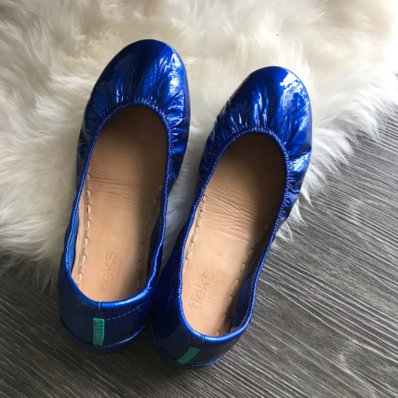 Tieks Shoes - Tieks Sapphire Blue Patent Size 8